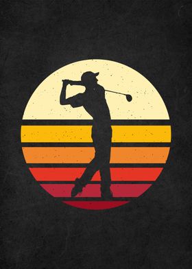 vintage retro golf