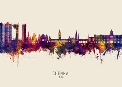 Chennai Skyline India