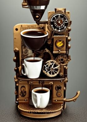 Surreal Espresso Machine
