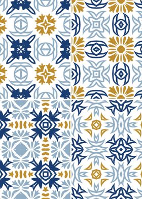 Mediterranean Blue Tile 11