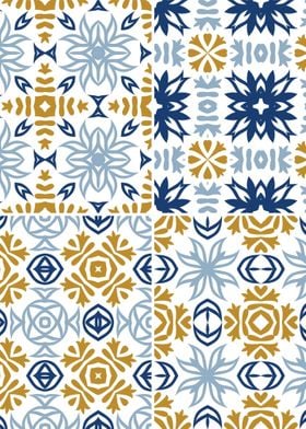 Mediterranean Blue Tile 13