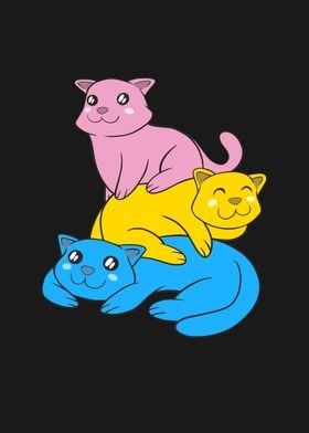 Pansexuality Flag Cats Pan