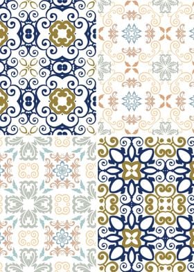 Mediterranean Blue Tile 16