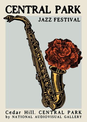 vintage jazz concert posters