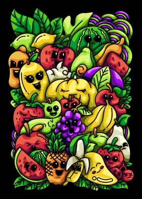 fruit doodle