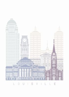 LOUISVILLE SKYLINE POSTER 