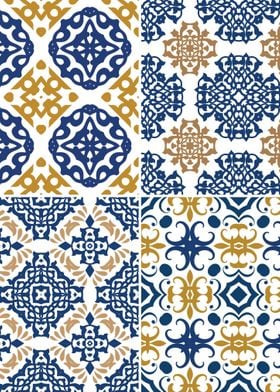 Mediterranean Blue Tile 17