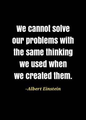 Albert Einstein quote