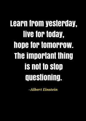 Albert Einstein quote