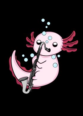 Bass Clarinet Gift Axolotl