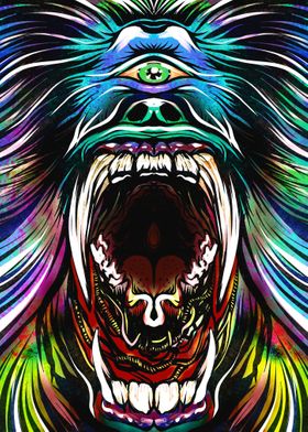 Neon Cyclops Baboon