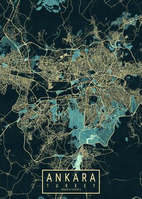 Ankara City Map Summer