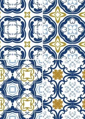 Mediterranean Blue Tile 20