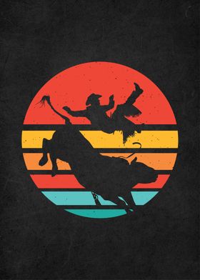 vintage retro rodeo