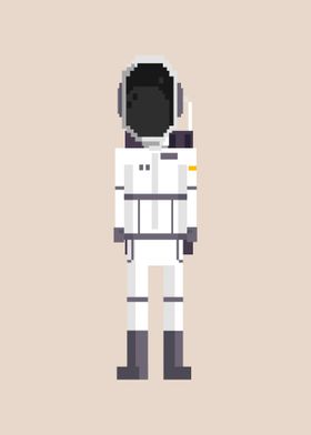 Pixel art astronout