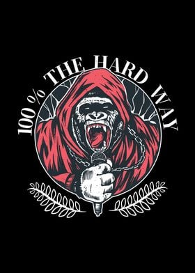 Hardcore music gorilla