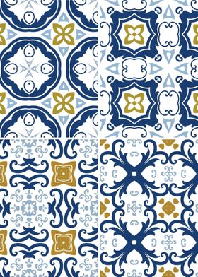 Mediterranean Blue Tile 19