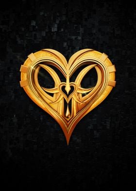 Poker Gold Ace Hearts