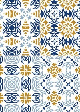 Mediterranean Blue Tile 12