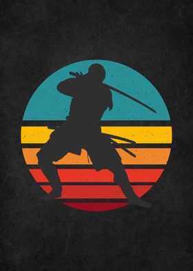 vintage retro ninja