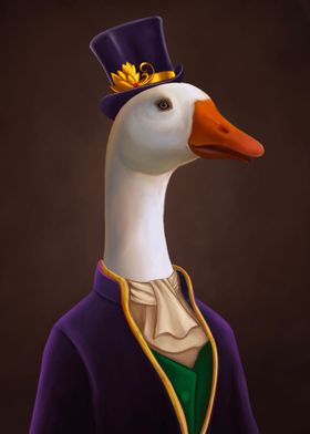 portrait of the duck