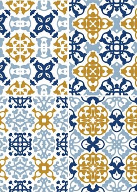 Mediterranean Blue Tile 15