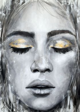 Portrait in GOLD artwork