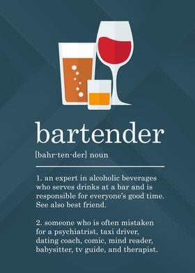 Funny Bartender Definition