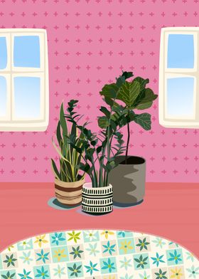 Plant Friends in Pink 