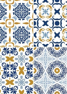 Mediterranean Blue Tile 23