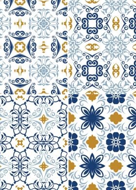 Mediterranean Blue Tile 21