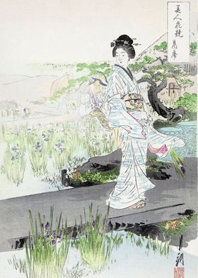 Iris Garden 1887 by Gekko