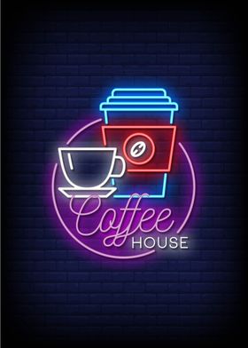 coffee neon signs