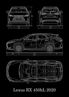 lexus RX 450 hL 2020 