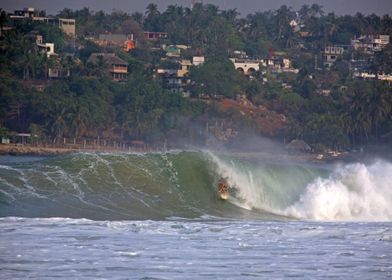 Surfing Mexico