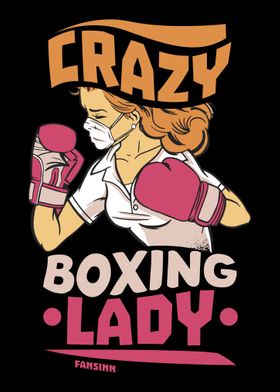 Crazy Boxing Lady