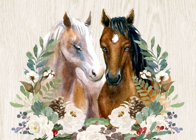 Western Holiday Horses