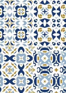 Mediterranean Blue Tile 30