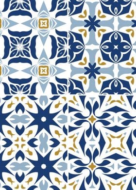 Mediterranean Blue Tile 27