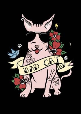 Sphynx Cat Bad Cat