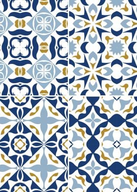 Mediterranean Blue Tile 28