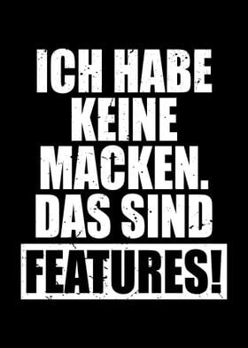 Keine Macken Features