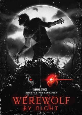 Marvel Werewolf By Night - One Sheet Wall Poster, 14.725 x 22.375