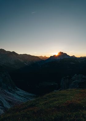 Evening in the mountains