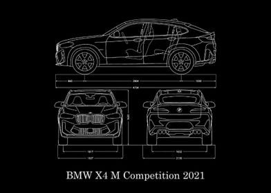 BMW X4 M Competition 2021 