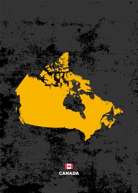 world map canada