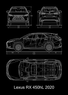 lexus RX 450 hL 2020 