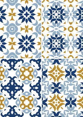 Mediterranean Blue Tile 40