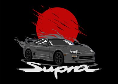 Toyota Supra MK IV Moon 4