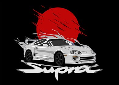 Toyota Supra MK IV Moon 3